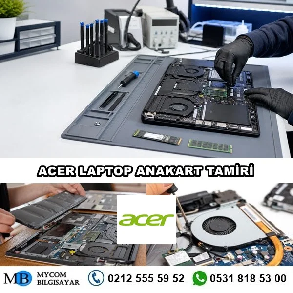Acer laptop anakart tamiri