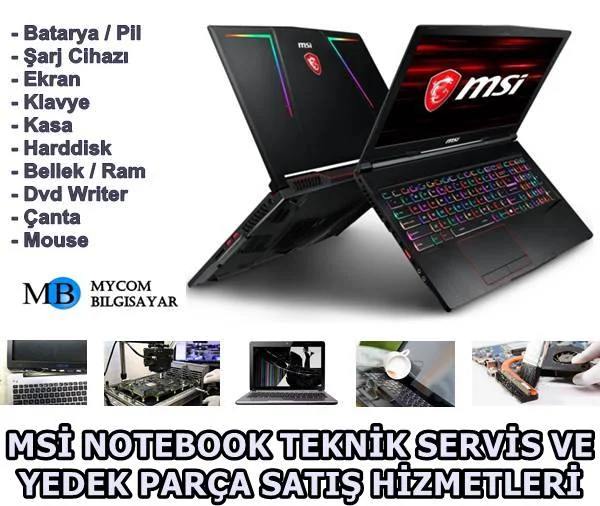 Msi laptop teknik servis hizmetleri
