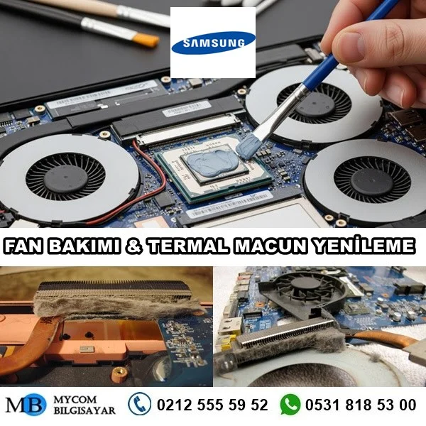 Samsung laptop fan bakımı