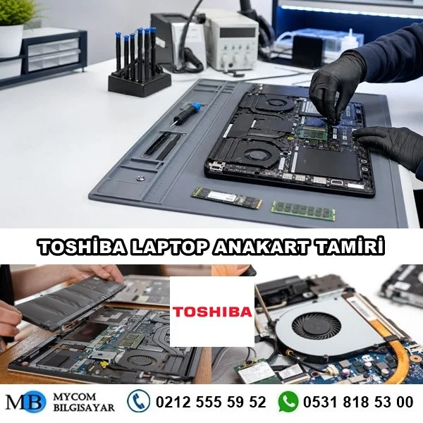 Toshiba laptop anakart tamiri