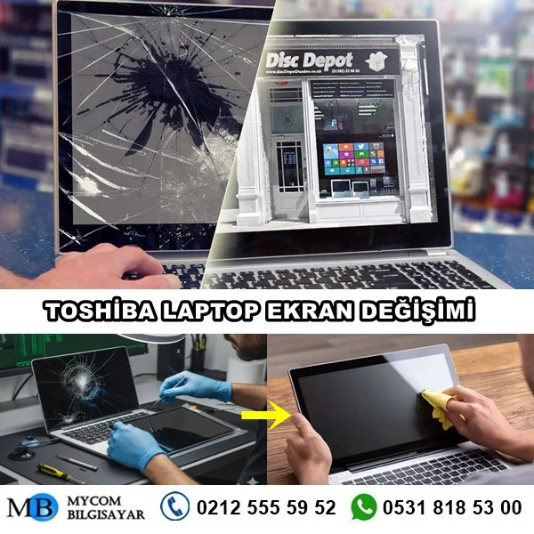 Toshiba laptop ekran degişimi